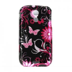 Hard Plastic Design Case for Samsung Epic 4G - Pink Butterfly