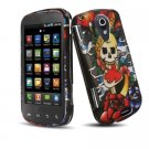 Hard Plastic Design Case for Samsung Epic 4G - Koi and Skull/Keep Faith