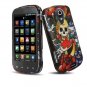 Hard Plastic Design Case for Samsung Epic 4G - Koi and Skull/Keep Faith