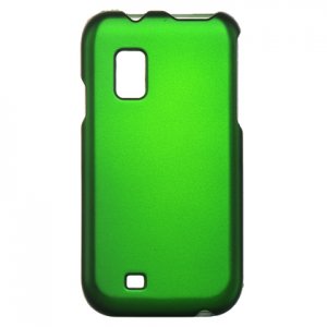Hard Plastic Rubber Feel Case for Samsung Fascinate i500 - Green