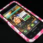 Hard Plastic Rubber Feel Design Case for Samsung Fascinate i500 - Hawaiian Flowers