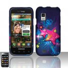 Hard Plastic Rubber Feel Design Case for Samsung Fascinate i500 - Shooting Stars