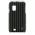 Hard Plastic Design Case for Samsung Fascinate i500 - Black Squares