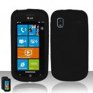 Soft Silicone Skin Cover Case for Samsung Focus i917 - Black
