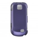 Hard Plastic Rubber Feel Case for Samsung Intercept M910 - Purple