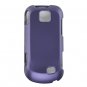 Hard Plastic Rubber Feel Case for Samsung Intercept M910 - Purple