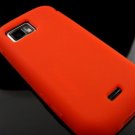 Soft Silicone Skin Cover Case for Samsung Mythic A897 - Red