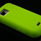Soft Silicone Skin Cover Case for Samsung Mythic A897 - Green