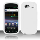 Soft Silicone Skin Cover Case for Samsung Nexus S i920 - White