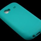 Soft Silicone Skin Cover Case for Samsung Nexus S i920 - Turquoise