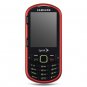 Hard Plastic Rubber Feel Case for Samsung Restore M570 - Red