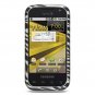 Hard Plastic Design Cover Case for Samsung Transform M920 - Silver and Black Zebra