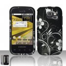 Hard Plastic Rubber Feel Design Case for Samsung Transform M920 - Midnight Garden