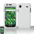 Hard Plastic Rubber Feel Case for Samsung Vibrant T959 - White