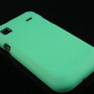 Hard Plastic Rubber Feel Case for Samsung Vibrant T959 - Turquoise