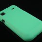Hard Plastic Rubber Feel Case for Samsung Vibrant T959 - Turquoise