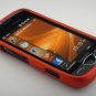 Hard Plastic Rubber Feel Case for Samsung Omnia II i920 - Orange