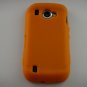 Soft Silicone Skin Cover Case for Samsung Omnia II i920 - Orange