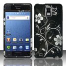 Hard Plastic Rubber Feel Design Case for Samsung Infuse 4G i997 - Midnight Garden