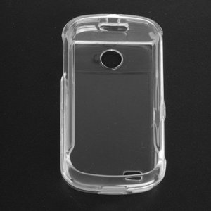 Hard Plastic Rubber Feel Case for Samsung Eternity II A597 - Clear