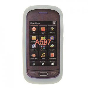 Soft Silicone Skin Cover Case for Samsung Eternity II A597 - Clear