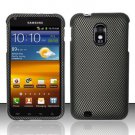 Hard Plastic Rubber Feel Design Case for Samsung Galaxy S II Epic 4G Touch - Carbon Fiber