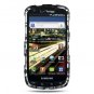 Hard Plastic Design Cover Case for Samsung Droid Charge i510/i520 (Verizon) - Black Skulls