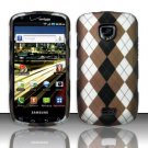 Hard Plastic Rubber Feel Design Case for Samsung Droid Charge i510/i520 - Argyle
