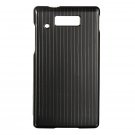 Hard Plastic Design Case for Motorola Triumph - Black Lines