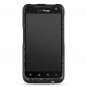 Hard Plastic Rubber Feel Design Case for LG Revolution 4G VS910 - Smoke Diagonal Check