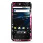 Hard Plastic Design Case for LG Optimus G2x - Pink Butterfly