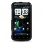 Hard Plastic Design Cover Case for HTC Sensation 4G - Black Peony