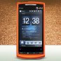 Hard Plastic Rubber Feel Case for HTC Pure Touch Diamond II - Orange