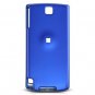 Hard Plastic Rubber Feel Case for HTC Pure Touch Diamond II - Blue