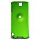 Hard Plastic Rubber Feel Case for HTC Pure Touch Diamond II - Green
