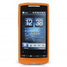 Soft Silicone Skin Cover Case for HTC Pure Touch Diamond II - Orange