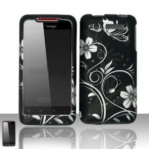 Hard Plastic Rubber Feel Design Case for HTC Merge 6325 - Midnight Garden