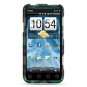 Hard Plastic Design Cover Case for HTC Evo 3D - Blue Check