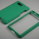 Hard Plastic Rubber Feel Case for HTC Aria - Turquoise Green