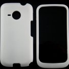 Hard Plastic Rubber Feel Case for HTC Droid Eris 6200 - White