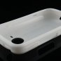 Hard Plastic Rubber Feel Case for HTC Droid Eris 6200 - White