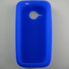 Soft Silicone Skin Cover Case for HTC Droid Eris 6200 - Blue