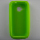 Soft Silicone Skin Cover Case for HTC Droid Eris 6200 - Neon Green