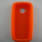 Soft Silicone Skin Cover Case for HTC Droid Eris 6200 - Orange