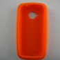 Soft Silicone Skin Cover Case for HTC Droid Eris 6200 - Orange
