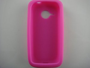 Soft Silicone Skin Cover Case for HTC Droid Eris 6200 - Hot Pink