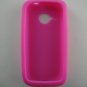 Soft Silicone Skin Cover Case for HTC Droid Eris 6200 - Hot Pink