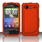 Hard Plastic Rubber Feel Case for HTC Incredible 2 6350 - Orange