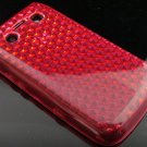 Crystal Gel Diamond Design Skin Case for Blackberry Bold 9700/9780 - Red