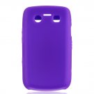 Soft Silicone Skin Cover Case for Blackberry Bold 9700/9780 - Purple